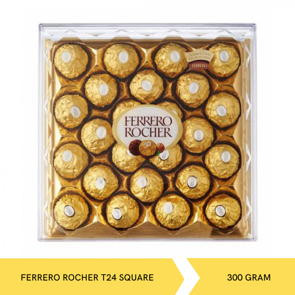 Mega Swalayan - FERRERO ROCHER T24 SQUARE 300G X 4