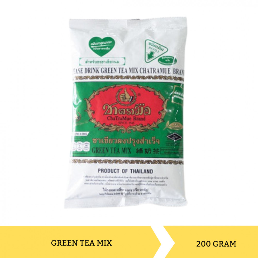 Mega Swalayan CHATRAMUE BRAND GREEN TEA MIX 200G X 12