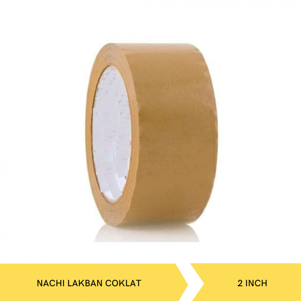 Mega Swalayan NACHI LAKBAN COKLAT 2 X 72 mega-swalayan-nachi-lakban-coklat-2-x-72