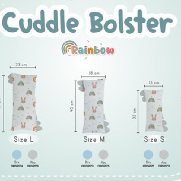 Tododo OMILAND CUDDLE BOLSTERS RAINBOW SERIES BLUE S OB59171